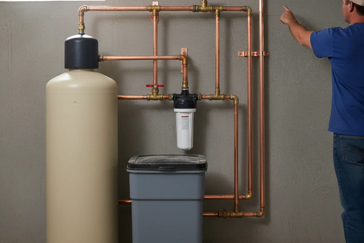 Whole-house water treatment system installed in Gibsonville